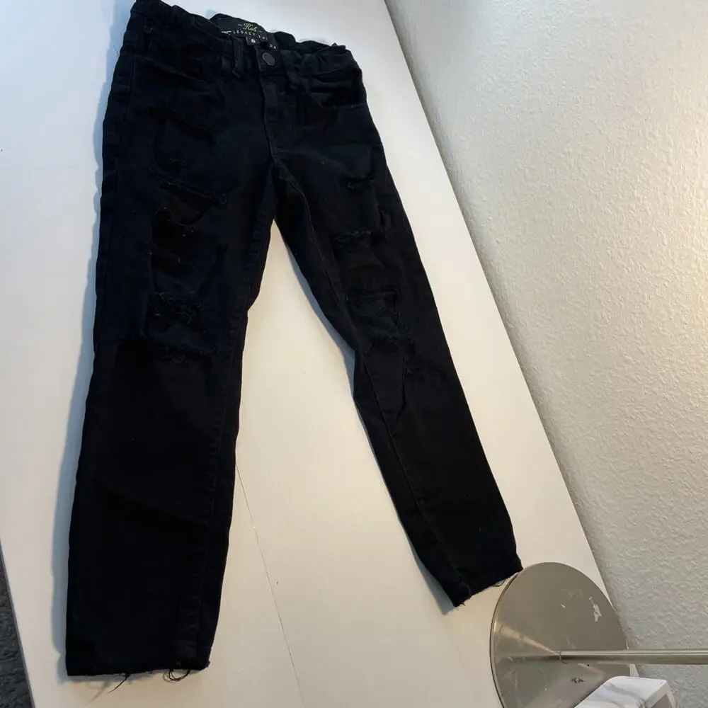 Boys Size 6 Clothing Lot 5 Pairs Jeans Pants Distressed Denim Jordan Craig